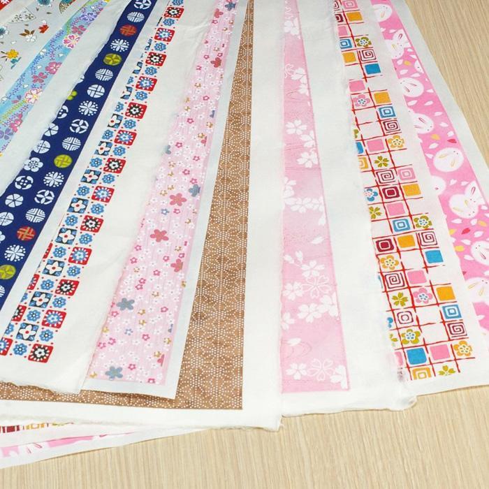 タツクラフト 友禅和紙コースター 5枚セット 桜扇 金流水 【Tk340】　DA90140VC05_イメージ4