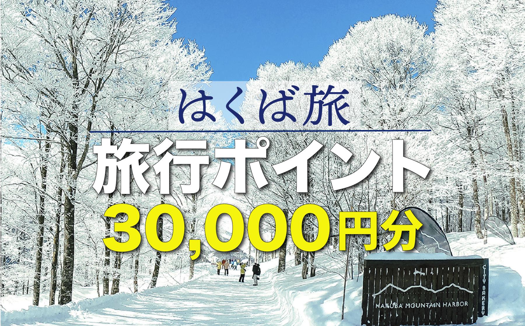 
            はくば旅ポイント 30,000円分／長野県 白馬村 旅行 トラベル 旅 観光 宿泊 選べる 宿 ホテル 旅館 ポイント 30,000円分 有効期限5年間 交通費 便利 おすすめ【K0930726】
          