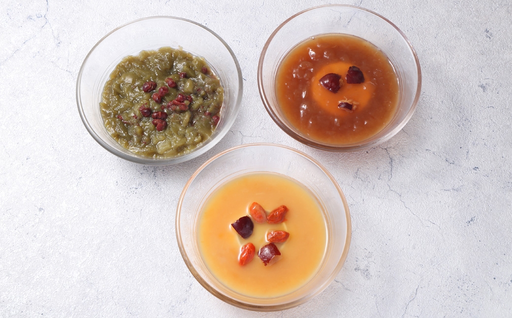 【全12回定期便】レトルト 葛湯 (くずゆ) 3種セット 各120g×3袋×3種 ／合計108袋 葛湯 くずゆ 保存食 長期保存