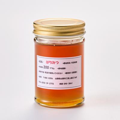 ふるさと納税 山梨市 山梨市三富産　日本みつばちの純粋はちみつ　200g |  | 01