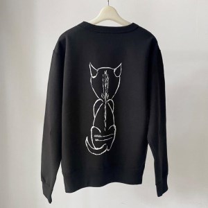 CAT SWEATSHIRT【Lサイズ／BLACK】 [h125]