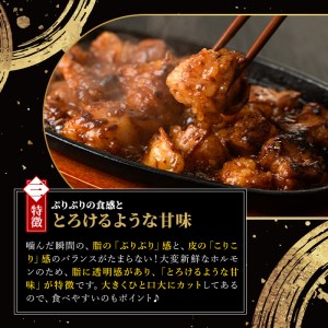 味付けトロホルモン(計2kg・200g×10パック)国産 焼肉 絶品 特Ａランク ホルモン ホルモン焼き 牛肉 味付け トロ 牛トロ モツ 牛モツ 小腸 バーベキュー 冷凍【m25-08】【有限会社T