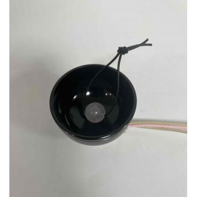 ふるさと納税 高岡市 【高岡銅器】オトノスイッチ組紐座付　漆黒　ローズクオーツ