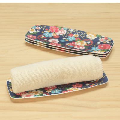 ふるさと納税 かつらぎ町 友禅和紙 おしぼり トレー 桜 牡丹文 5枚セット 食洗機対応の和風おしぼりトレー |  | 01
