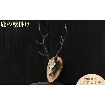 ふるさと納税 鏡野町 鹿の壁掛け(ナチュラル)