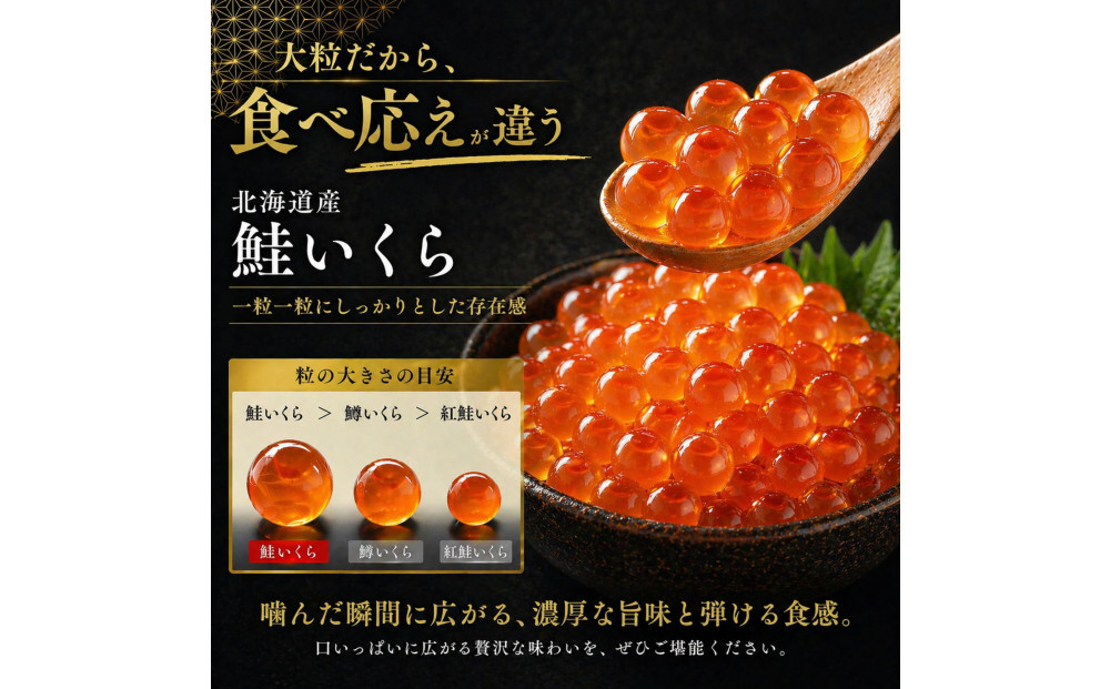いくら 醤油漬け(80g×1P) 北海道 鮭卵 訳あり 冷凍 尾張まるはち