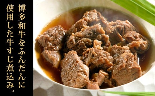 博多和牛の牛すじ煮込み 250g×2袋 計500g 牛すじ煮込み 牛スジ煮込み 牛すじ 牛スジ 牛肉 牛 博多和牛 冷凍 福岡県 北九州市