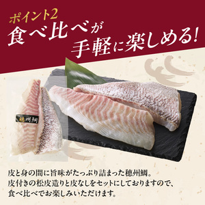 真鯛 サク 4人前（9月配送）／ 真鯛 刺身【B125-09】