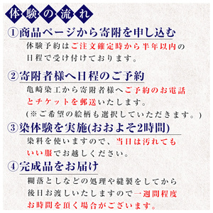 ＜体験チケット＞ミニ大漁旗の染め体験♪白色の大漁旗に自由に色を塗れます！伝統工芸を身近に体験 親子体験可能【亀﨑染工】【A-1620H】