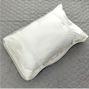 枕カバー Mサイズ 43×63cm グレー 艶やか リネン 100% 枕パッド 枕パット 枕 カバー ピローケース ピローカバー リネン100% 麻 リネン枕パッド日本製 日本製 寝具 LIN-436