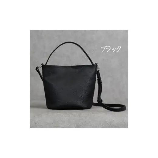 バケットバッグ Liete ブラック 日本製 革製品 本革 レザー 手作り