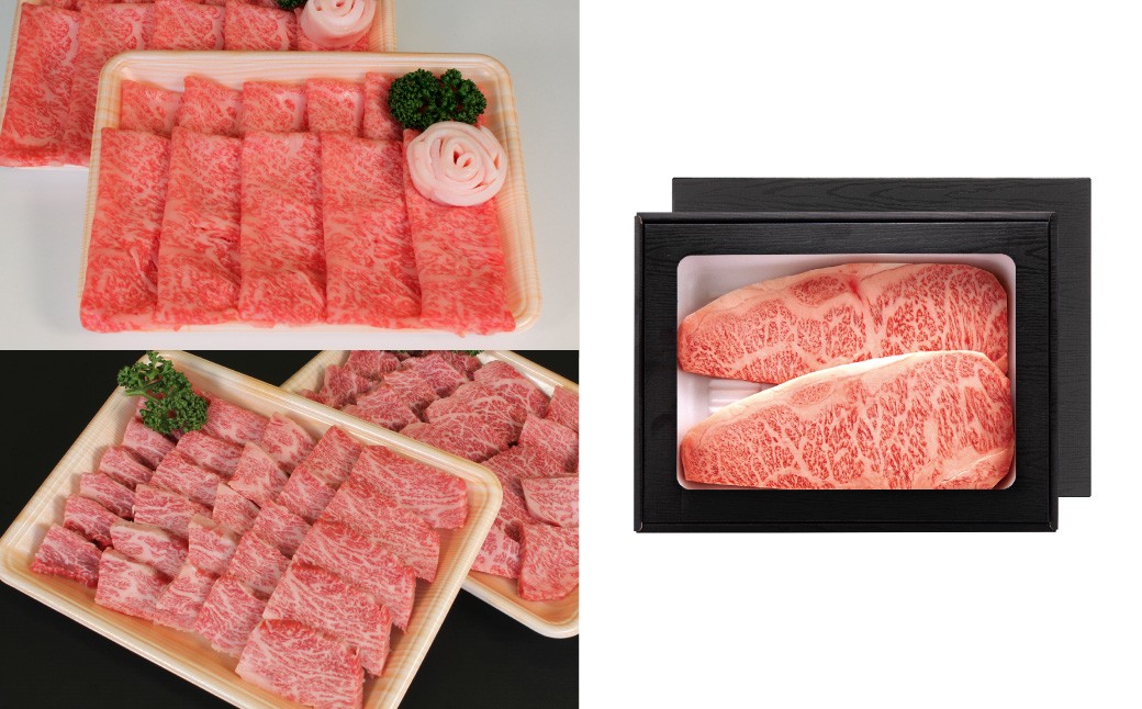 
                   特選 くまもと黒毛和牛 ロース 計1.1kg （ロースステーキ250g×2枚・すき焼き用300g・焼肉用300g） 食べ比べセット 熊本県産 球磨牛 ステーキ 焼肉 すき焼き くまもと黒毛和牛 冷凍
                
