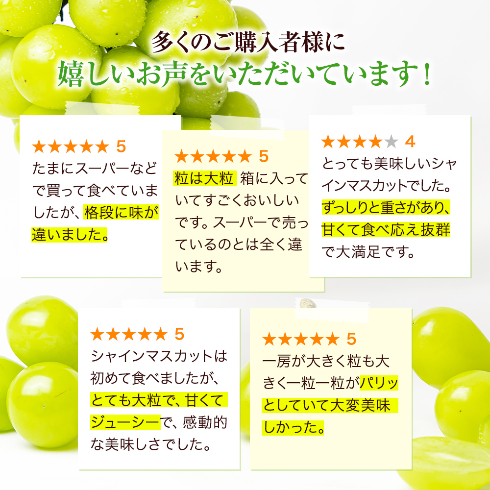 大粒 特選 大房シャインマスカット 約750g 1房 ぶどう 果物 