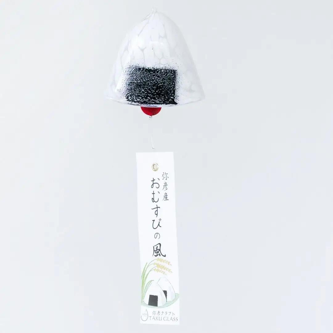 風鈴 手づくり おむすび風鈴 ガラス細工