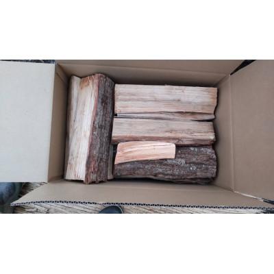 ふるさと納税 北広島町 OORIN薪ナラ・クリセット約16kg(キャンプ等)説明書付き