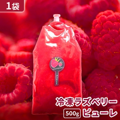 
            ＜北海道十勝産 贅沢ピューレ＞冷凍ラズベリーピューレ 500g×1袋【1677100】
          