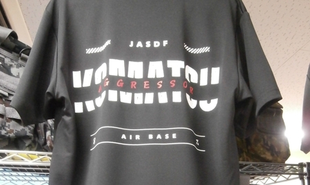 小松基地オリジナル アグレッサーTシャツ ガンメタ（Mサイズ）小松基地 自衛隊 シャツ 自衛隊