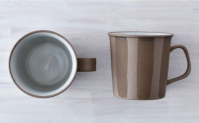 【波佐見焼】十草 白 マグカップ ペアセット【舘山堂】 [RC39]