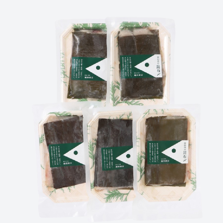 ＜越田商店＞かじき昆布締め１００ｇｘ５個
