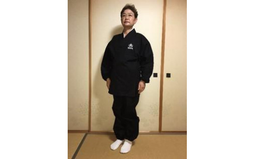 作務衣（冬用）【クロ・Mサイズ】