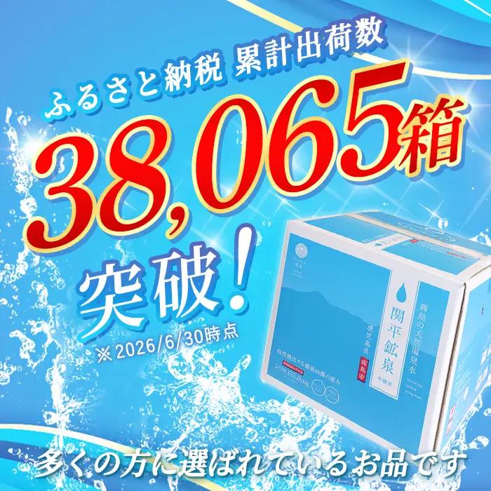 【寄附額改定】K-493 ＜定期便・全6回＞関平鉱泉水10L×2箱ずつお届け(計12箱)【関平鉱泉所】霧島市 シリカ シリカ水 水 シリカミネラルウォーター
