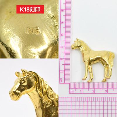 ふるさと納税 南アルプス市 18金製(K18) ゴールデンホース『勝ち馬』 |  | 02