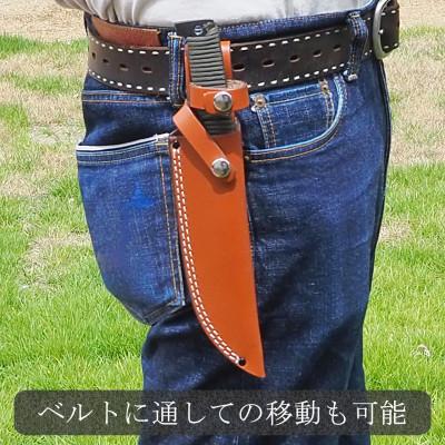 ふるさと納税 香美市 【土佐打刃物】アウトドアナイフ 黒打ち仕上げ ロープ巻き 刃渡り16cm |  | 03