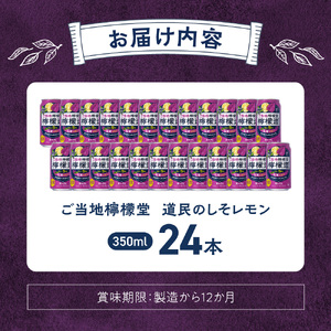 ◆北海道限定◆ 檸檬堂 《 道民のしそレモン 》 350ml缶 × 24本 ご当地檸檬堂 しそ レモンサワー サワー お酒 北海道 札幌市