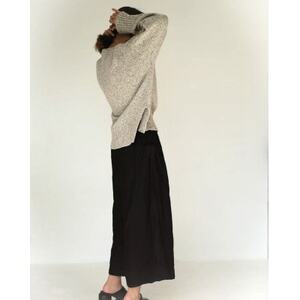 【ezu】color field sweater sougen /天然繊維◆草原◆Lサイズ【1720349】