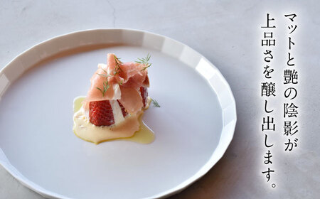 【有田焼】UTSUA Plate Large/Gloss white プレート大 / 焼物 皿 焼き物 / 株式会社まるぶん [41APCD050]