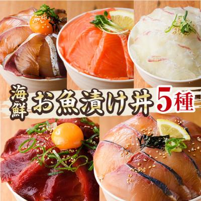 ふるさと納税 門川町 海鮮 お魚漬け丼 食べ比べセット(5種)(門川町) | 