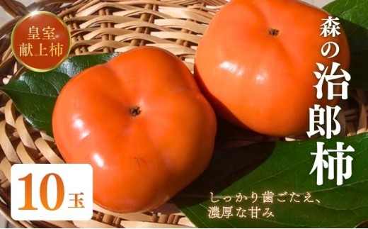 
                  森の治郎柿（10玉） 果物 両角柿園 静岡県産
                