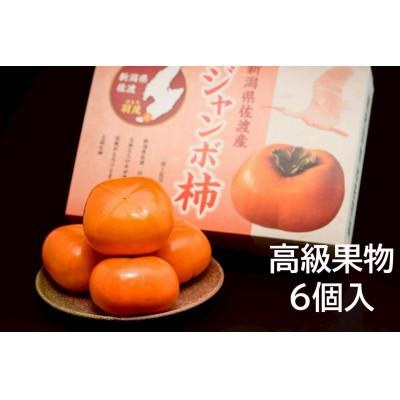 ふるさと納税 佐渡市 【2026年11月以降発送分】佐渡島の希少柿　大平たねなし柿6個　贈答用 |  | 02