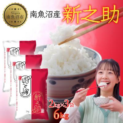 ふるさと納税 南魚沼市 【令和7年産】南魚沼産 新之助 6kg 精米 新潟県 南魚沼市