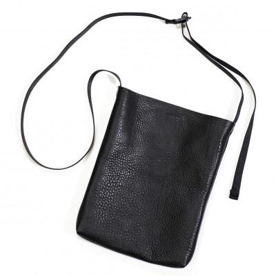 ふるさと納税 鎌倉市 MASSTARD -MINIMAL LEATHER SACOCHE- BLACK