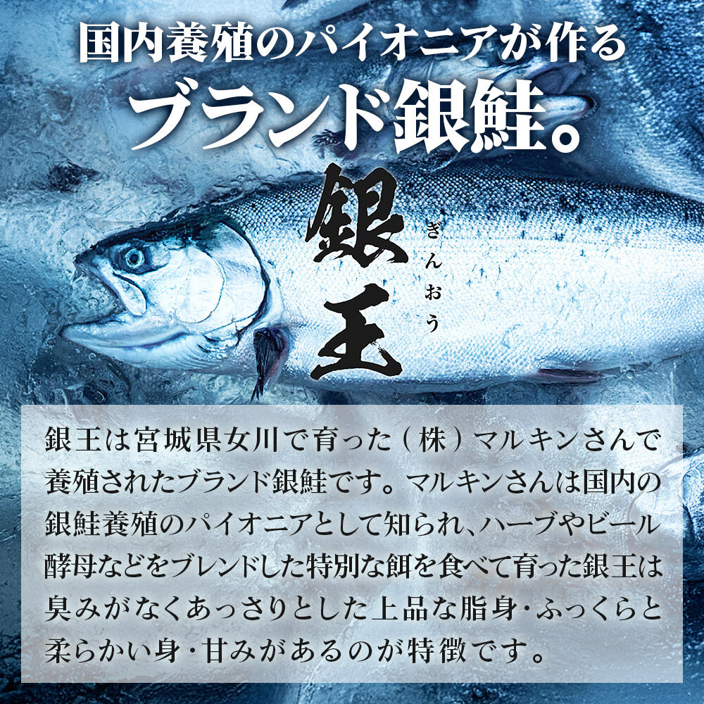 銀鮭 骨取切り身 約30g×20枚 計600g  センシン食品 [宮城県産 銀鮭 さけ サケ 骨取切り身 無塩 センシン食品]