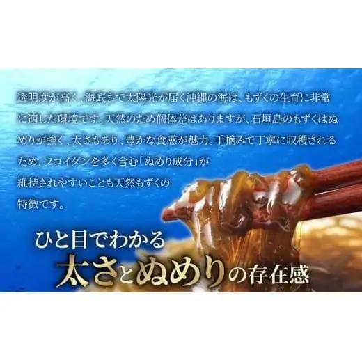 沖縄県産　天然太もずく　たれ付き　300g×5袋