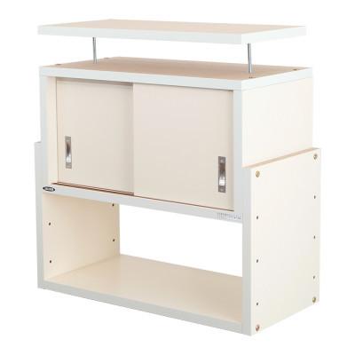 ふるさと納税 磐田市 耐震上置き　じしん作くん　幅58cm×奥行29cmタイプ(ホワイト)　58-29W