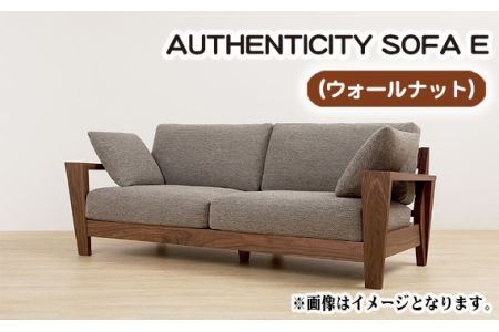 No.829-08 （ウォールナット）AUTHENTICITY SOFA E RD（レッド）