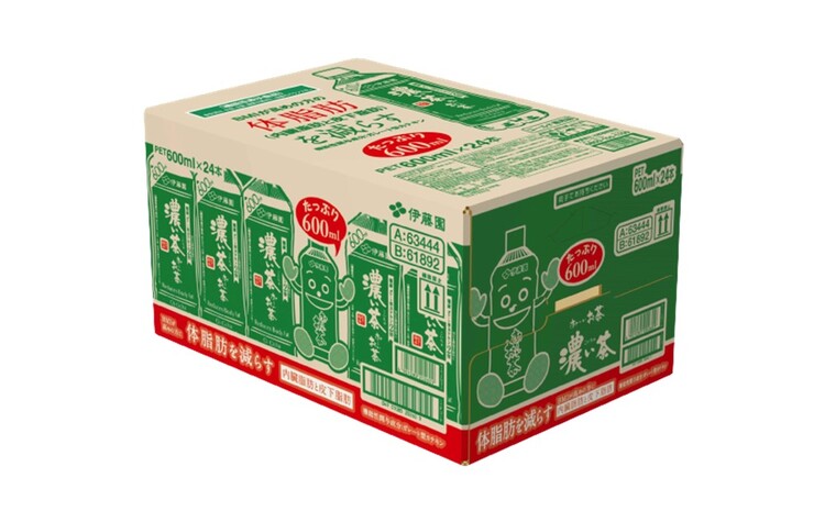 【5か月定期便】おーいお茶濃い茶 600ml×24本(合計5ケース)【伊藤園 お茶 緑茶 濃い 渋み まとめ買い 箱買い ケース買い カテキン 2倍 体脂肪 備蓄 防災 熱中症】K071449