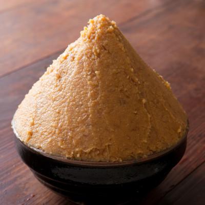 ふるさと納税 茅野市 手作り信州味噌(甘口合せ味噌)　4kg(樽入り) |  | 01
