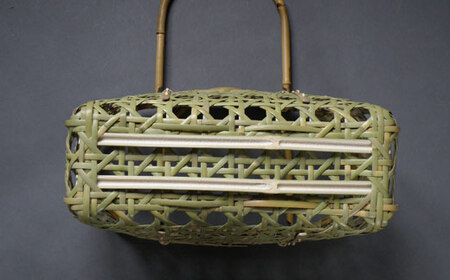 北の竹工房　千島笹八つ目編みバッグ