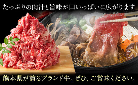 くまもと黒毛和牛 切り落とし 1kg  黒毛和牛 MEAT PLUS