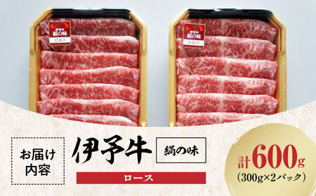 【お中元対象】伊予牛 ロース 600g 牛肉すき焼き [AGAB003] すき焼き