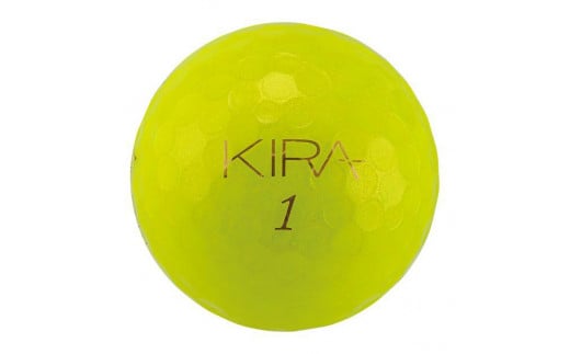 ゴルフボール KIRA DIAMOND2  12球入 2ダース 【イエロー】