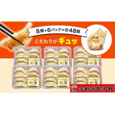 ふるさと納税 さくら市 宇都宮餃子館のチーズ餃子 8個入り×6パック(計48個)