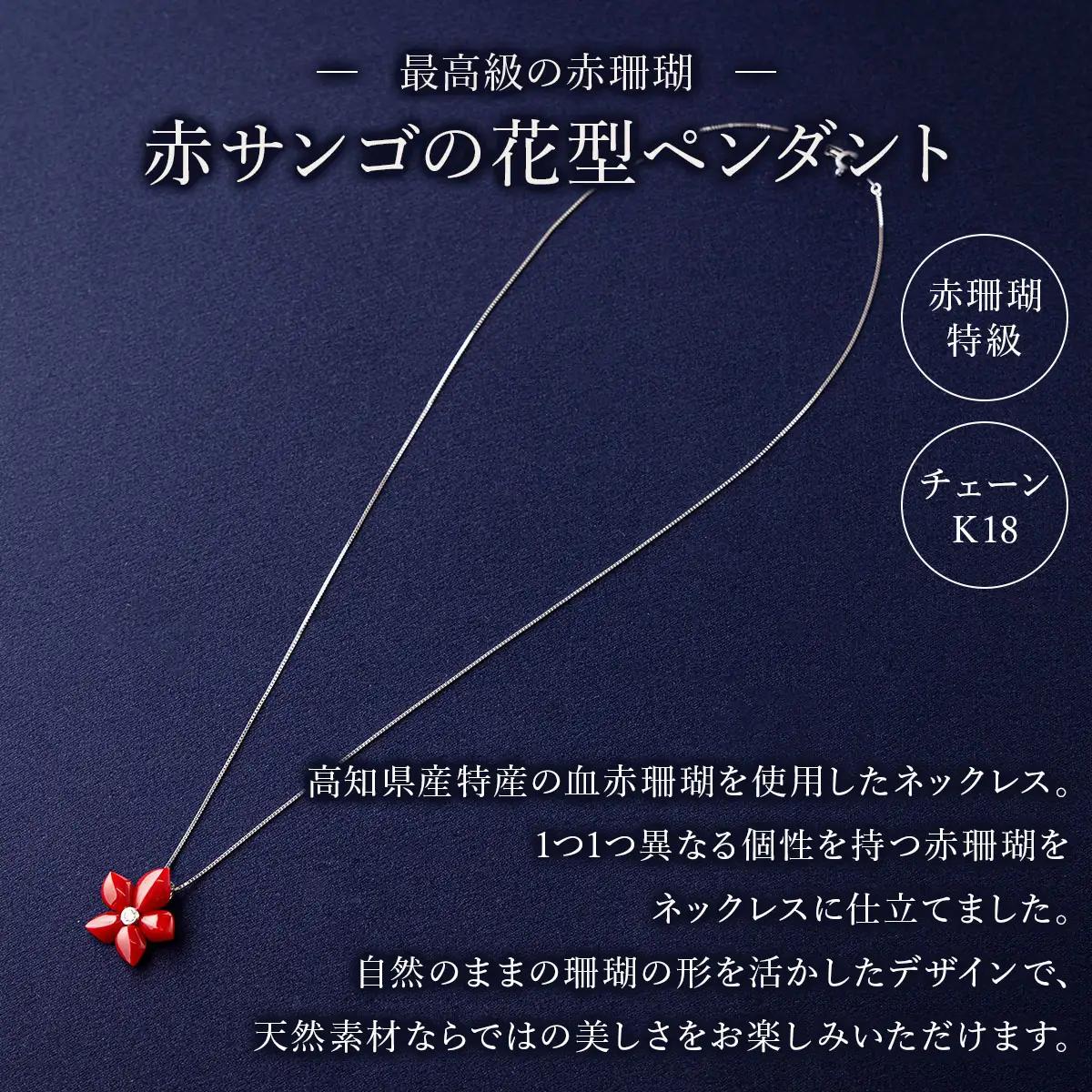 赤珊瑚 最高級ペンダント 珊瑚