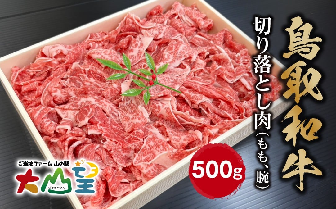 
            大山望 鳥取和牛 切り落とし肉（もも、腕）500g 牛肉 和牛 お肉 切り落とし
          