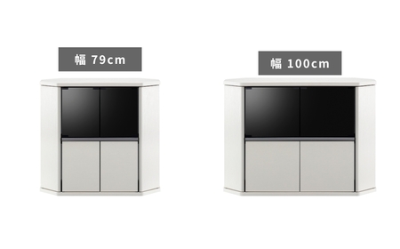 朝日木材 ラシーヌ 省スペースコーナー対応テレビボード ハイタイプ 幅100cm ブラウン ≪RCA-7510AV-CR≫ 家具 シンプル テレビボード コーナーテレビボード ローボード リビング 居