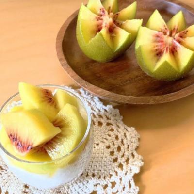ふるさと納税 山梨市 レッドキウイフルーツ化粧箱入り　産地直送約1.5kg(12〜18玉) |  | 01